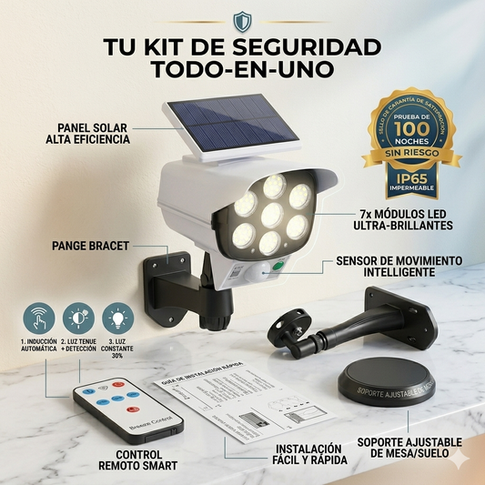 FOCO SOLAR TIPO CÁMARA