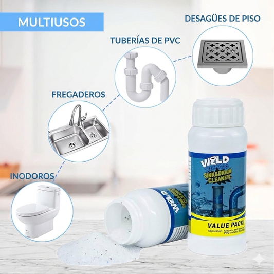 POLVO LIMPIADOR DE DRENAJE